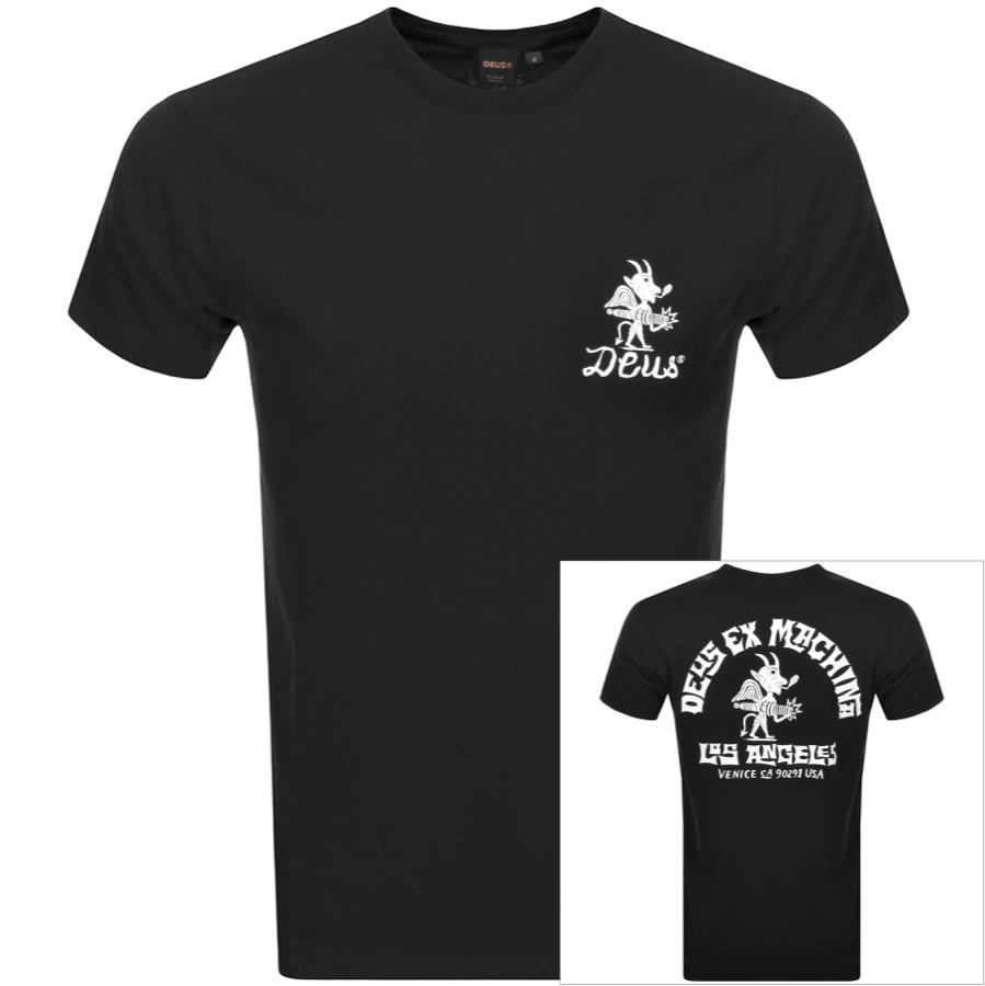 Alternative Image for ProductDeus Ex Machina Devil Venice Logo T Shirt Black1